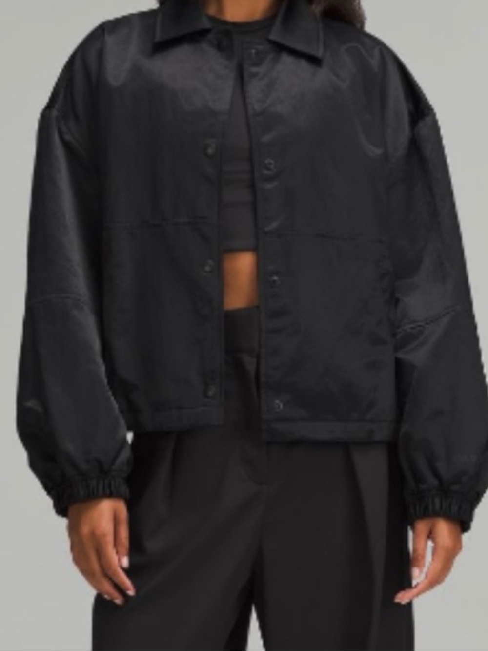Lululemon Cropped Coach Jacket